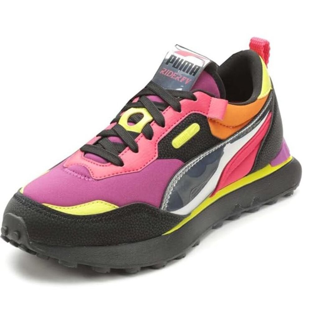 PUMA Women's X AMI Rider FV Sneakers Hollyhock/Black/Metallic